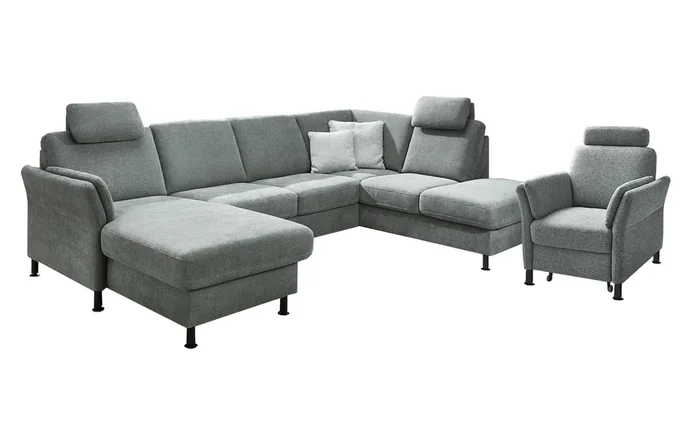 Komfort-Ecksofa plano FORM Lirio