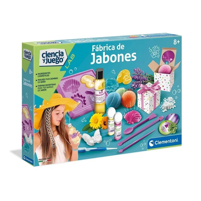 Kreative Aktivitäten Wissenschaft Seifenfabrik Clementoni [Größe 39,6×43,7×29,4 cm]