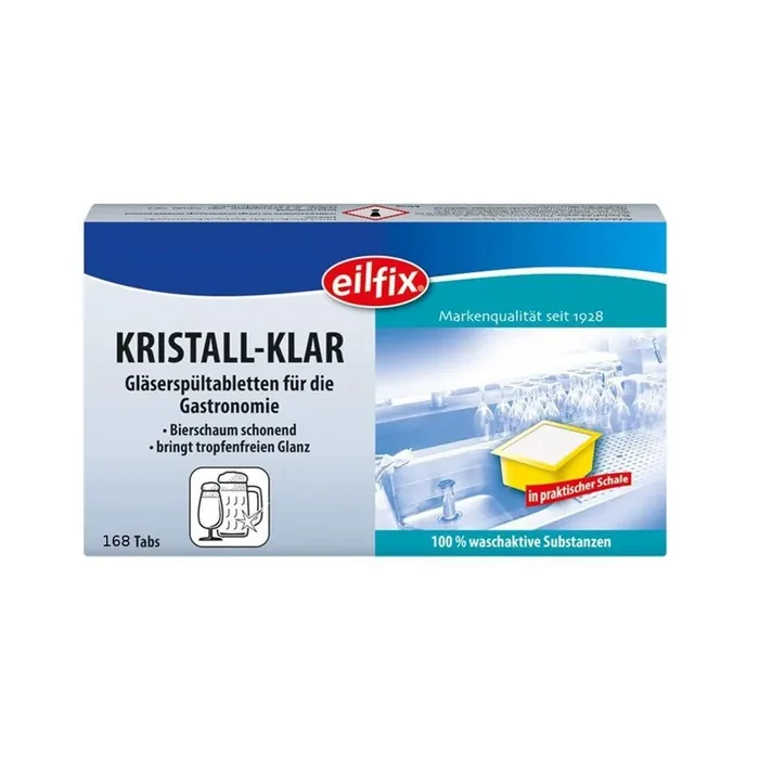 Kristall Klar 168 Tabs Gläserspültabletten