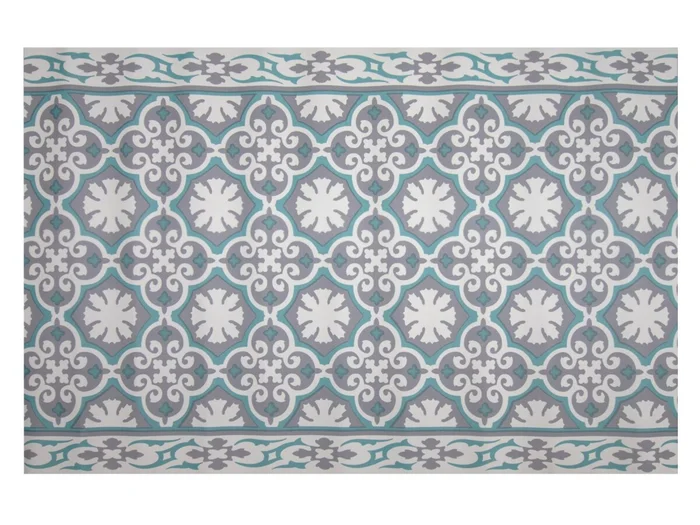 Küchenläufer VINTAGE | Schwarz-Grün – 40×65 cm