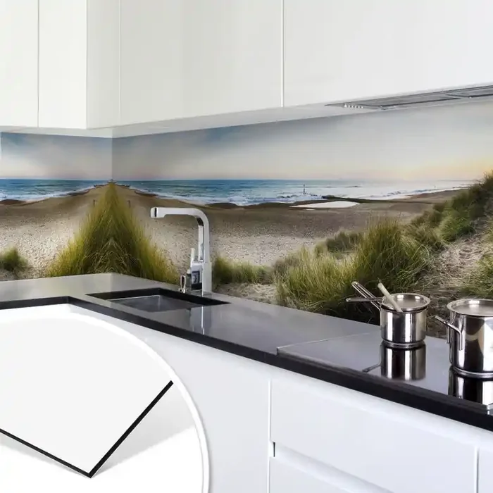 Küchenrückwand – Alu-Dibond – Strandpanorama