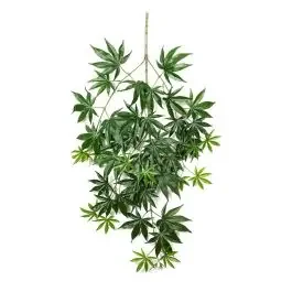 Kunst Zweig Japanischer Ahorn ALETTO, schwer entflammbar, grün, 70cm