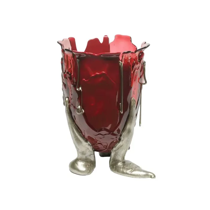 Kunstharzvase CLEAR SPECIAL EXTRA COLOUR von Gaetano Pesce für Fish Design – S – H 19 x Ø 10,5
