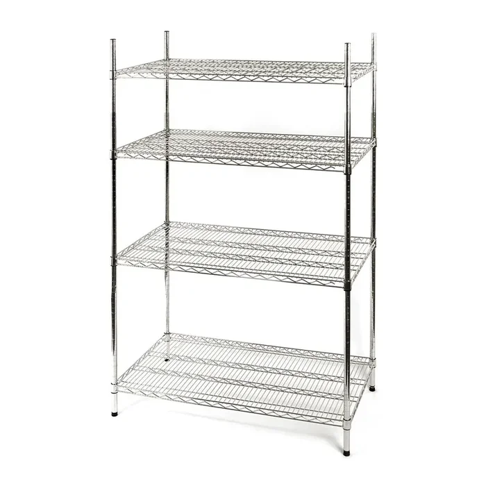 Lagerregal aus Chromstahl 1060x610x1800 mm (BxTxH)