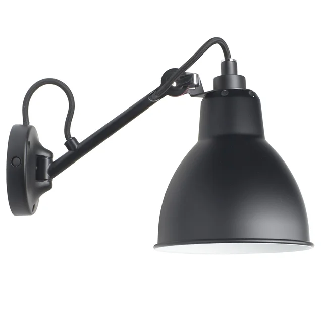 Lampe Gras N104 Wandlampe Schwarz/ Schwarz – DCWéditions