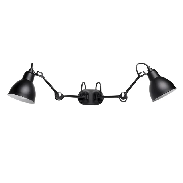 Lampe Gras Wandlampe Doppel-Badezimmer-Wandleuchte Schwarz – DCWéditions