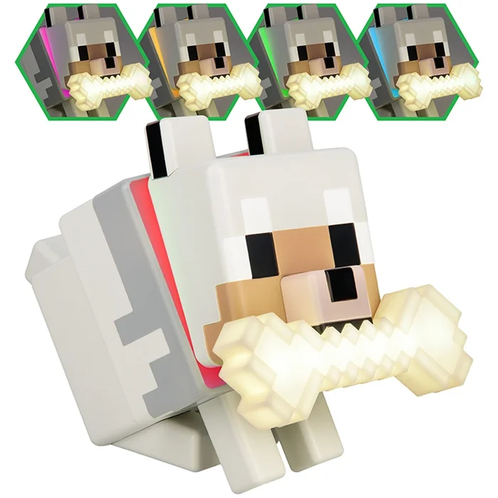 Lampe Paladone Minecraft Loup Globudies