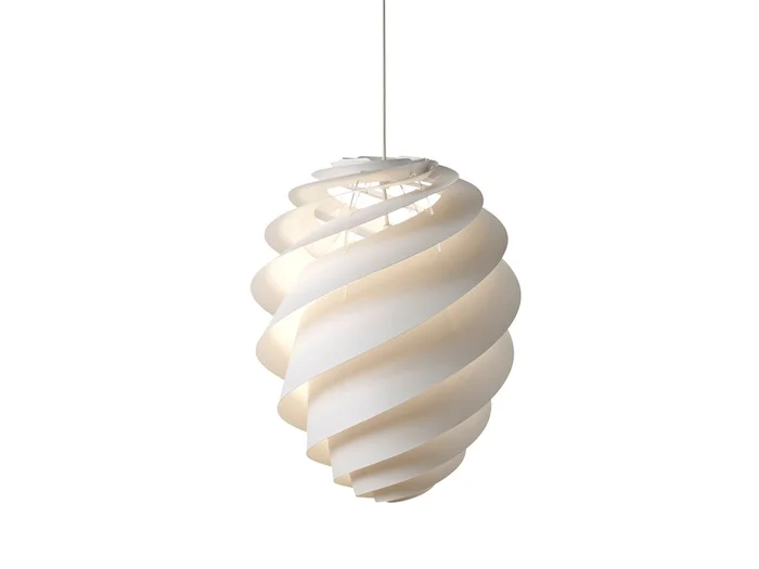 Le Klint Swirl 2 medium Pendelleuchte Entworfen von Øivind Slaatto