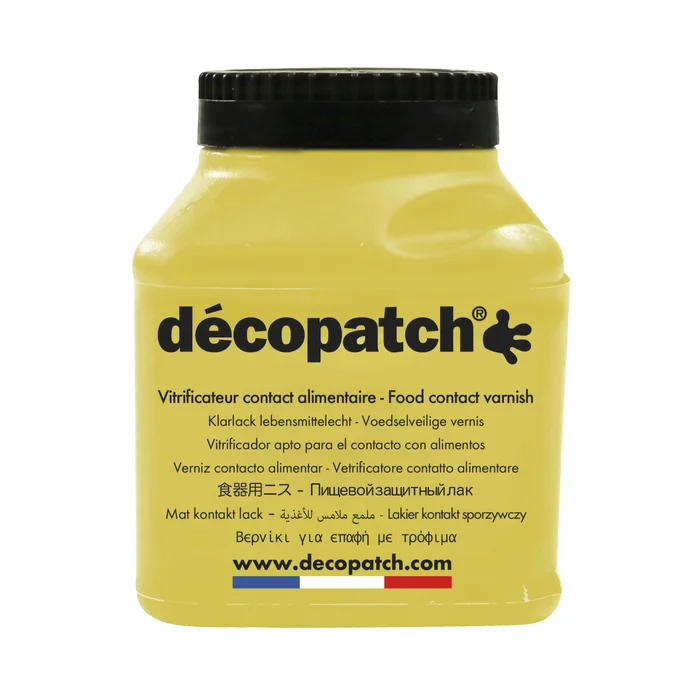 Lebensmittelechter Kontaktlack Décopatch [Größe 180 ml]