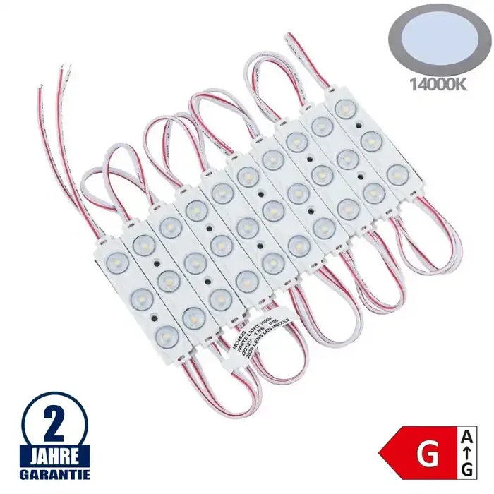 LED 12V SMD 3 2835 Modul 1,5W IP65 Skywhite