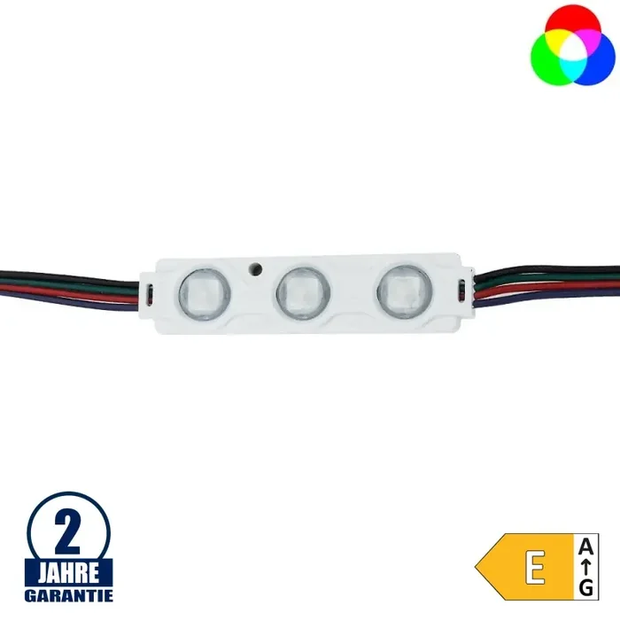 LED 12V SMD 3 5050 Modul 0,75W IP65 RGB
