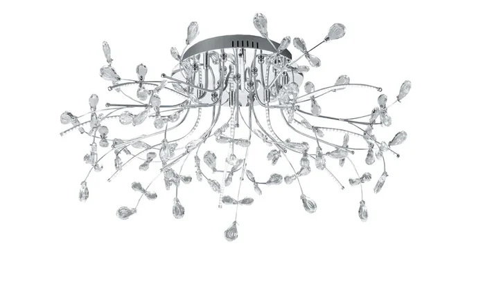 LED-Deckenleuchte Crystal 77 cm
