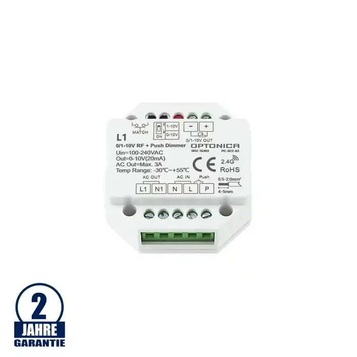 LED Funk/Push Dim Switch u. 0-10V Dimmer
