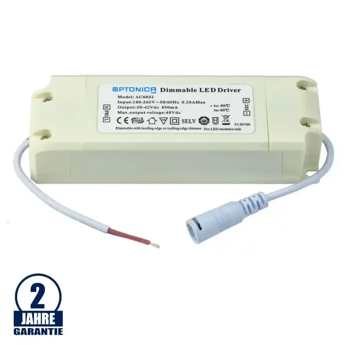 LED Panel 36W 850mA 30-42V Netzteil Dimmbar