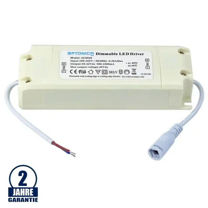 LED Panel 45W 1000mA 30-45V Netzteil Dimmbar