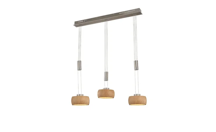 LED-Pendelleuchte Shine-Wood 100 cm
