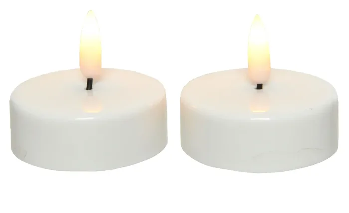 LED-Teelicht-Set 5,5 cm 2 tlg.