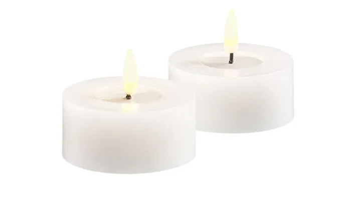 LED-Teelichter 2er-Set 7 cm