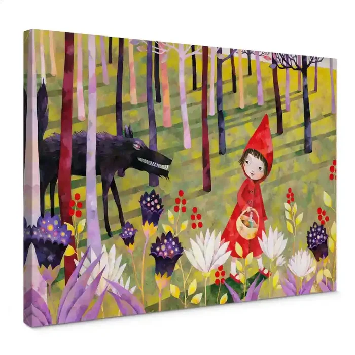 Leinwandbild Blanz – Rotkäppchen