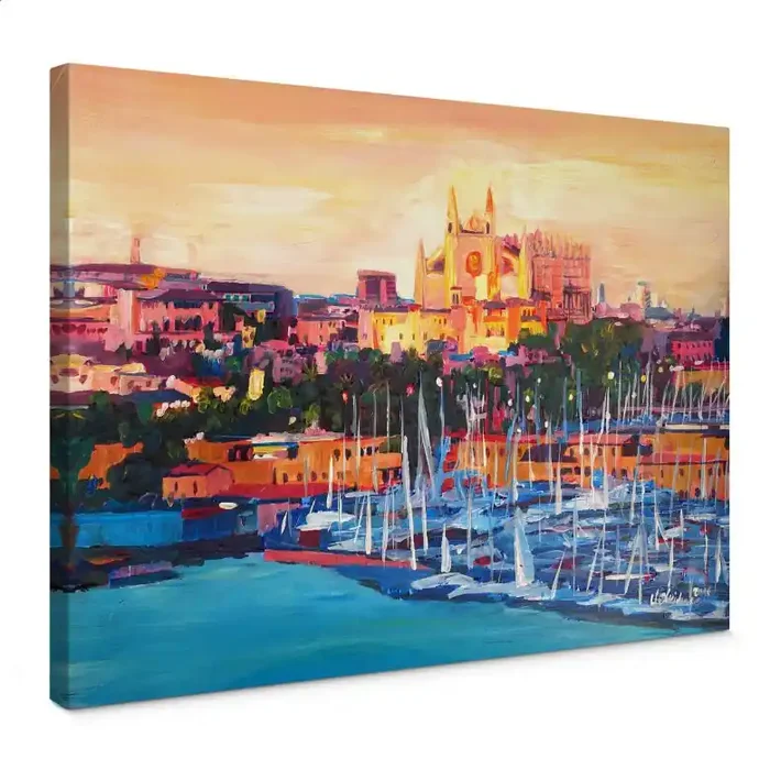 Leinwandbild Bleichner – Kathedrale in Palma de Mallorca
