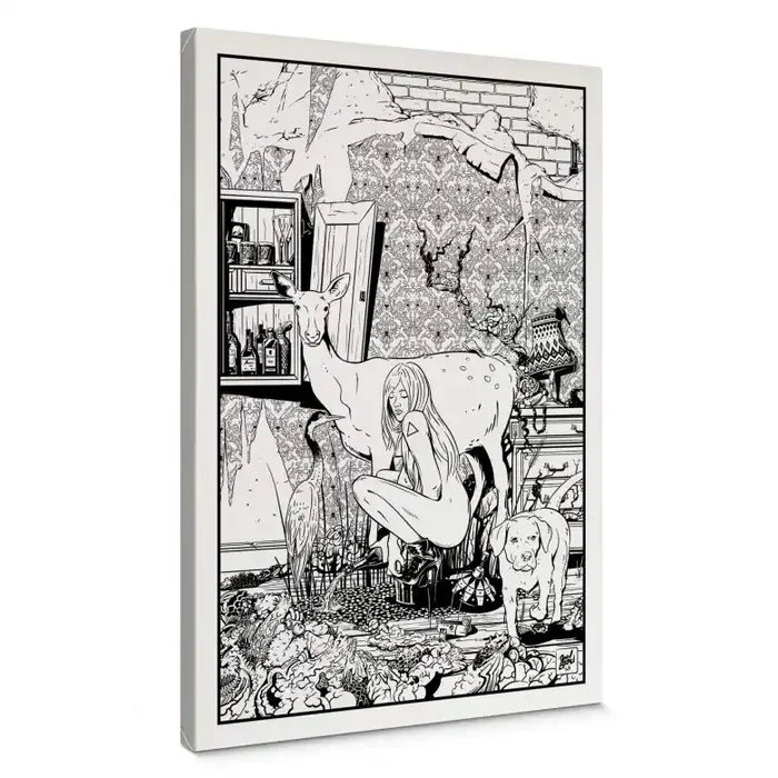 Leinwandbild Drawstore – In the Livingroom