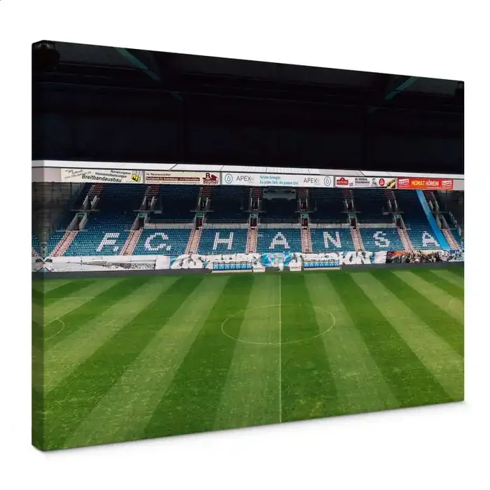 Leinwandbild FC Hansa Rostock Stadion Tribüne – 60×40 cm