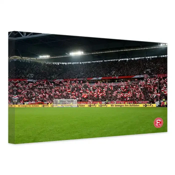 Leinwandbild Fortuna Fans