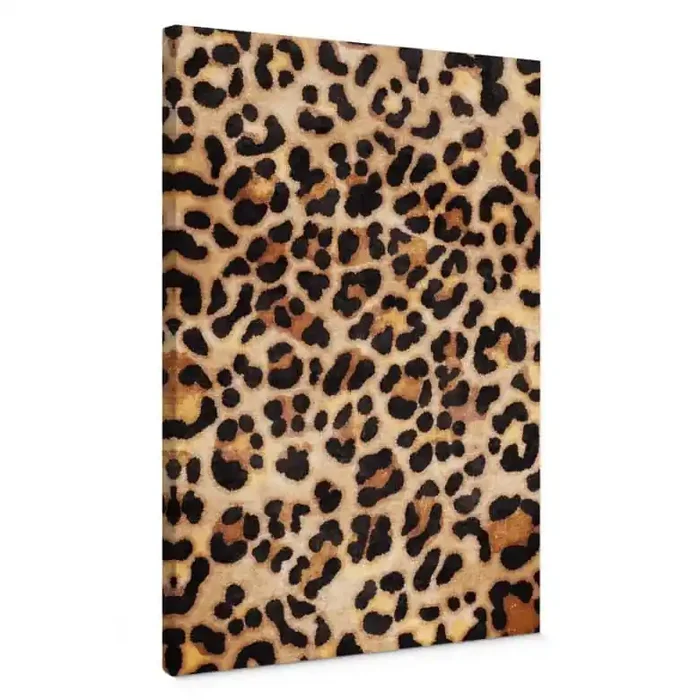 Leinwandbild Wilder Leopard – Animal Print – Tunaboylu