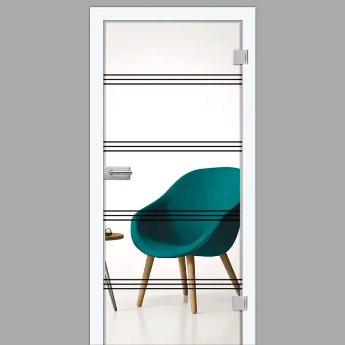 Line Up – Ganzglastüren / Glastüren mit Zarge Komplettset – Erkelenz