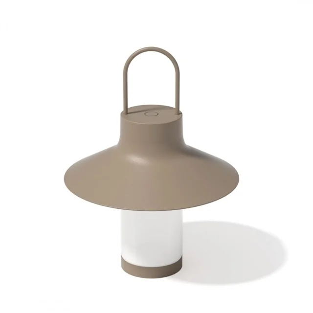 Loom Design Shadow L Tragbare Lampe Grau Beige