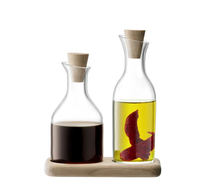 LSA Serve Öl & Essig Menage aus Eiche
