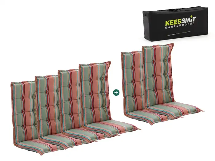 Madison 6er Hochleher Auflagen Set