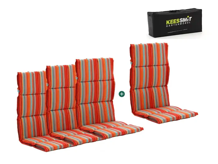 Madison Fiber Hochleher Auflagen Set von 4