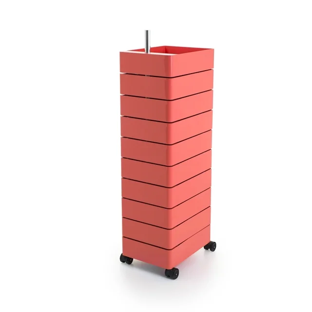 Magis 360 Container 10 Trolley Rosa