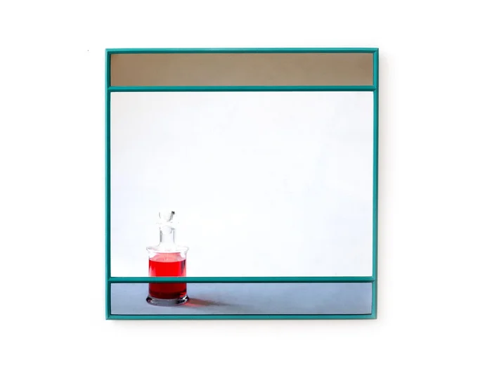 Magis Vitrail quadratischer Spiegel Entworfen von Inga Sempè