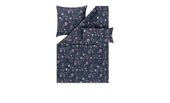 Mako-Satin-Bettwäsche Linda 135 x 200 cm