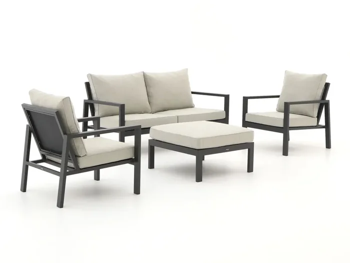 Manifesto Alzano Sessel-Sofa Lounge-Set 4-teilig
