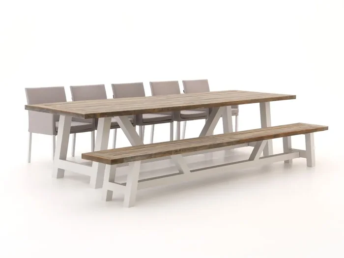 Manifesto Arzana/Bresimo 330 cm Gartenmöbel-Set 7-teilig