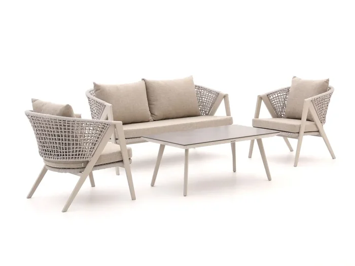 Manifesto Valsecca Stuhl-Bank-Set 4-teilig