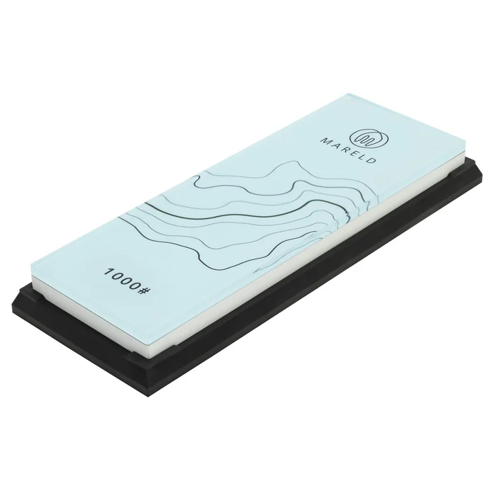 Mareld Akio Schleifstein 1000er Körnung Weiß/ Blau
