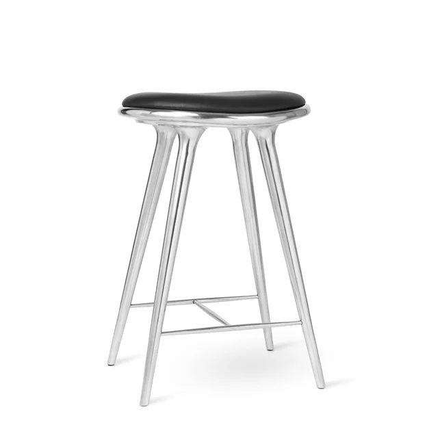 Mater High Stool Barhocker Recyceltes Aluminium 69cm