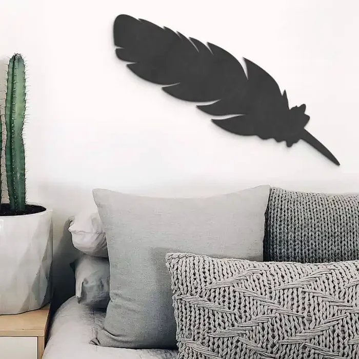 MDF – Holzdeko – Feder