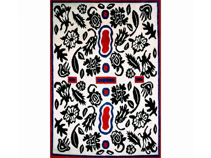 Memphis NDP8 Teppich Entworfen von Nathalie du Pasquier