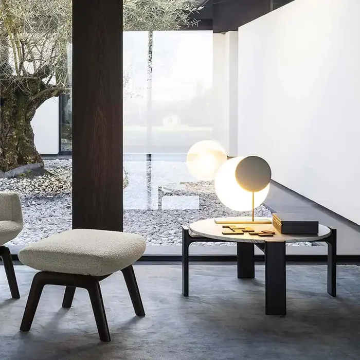 Messing Tischlampe MOONBEAM von Six N. Five für Poltrona Frau