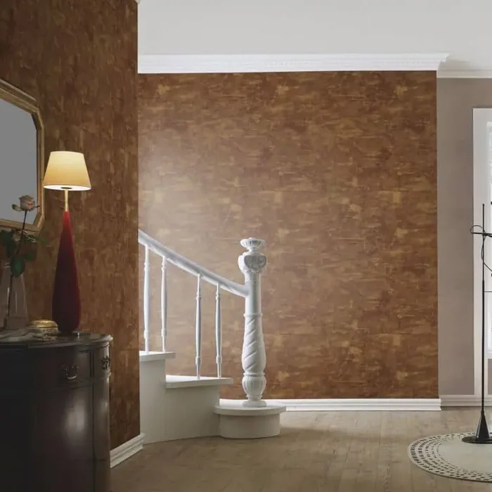 Metalloptiktapete, Metallictapete Factory V braun