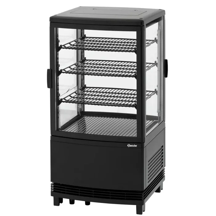 Mini-Kühlvitrine 64L2T schwarz von Bartscher