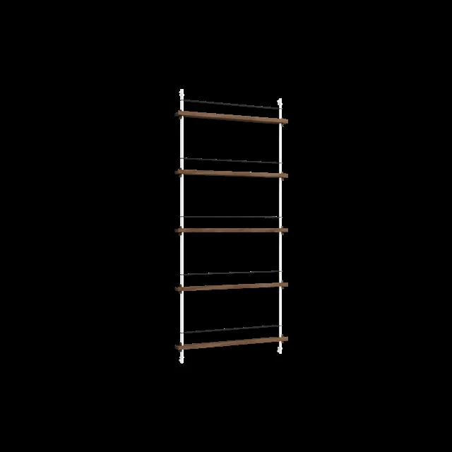 Moebe Zeitschriftenregal MS.180.1 Räuchereiche/Weiß