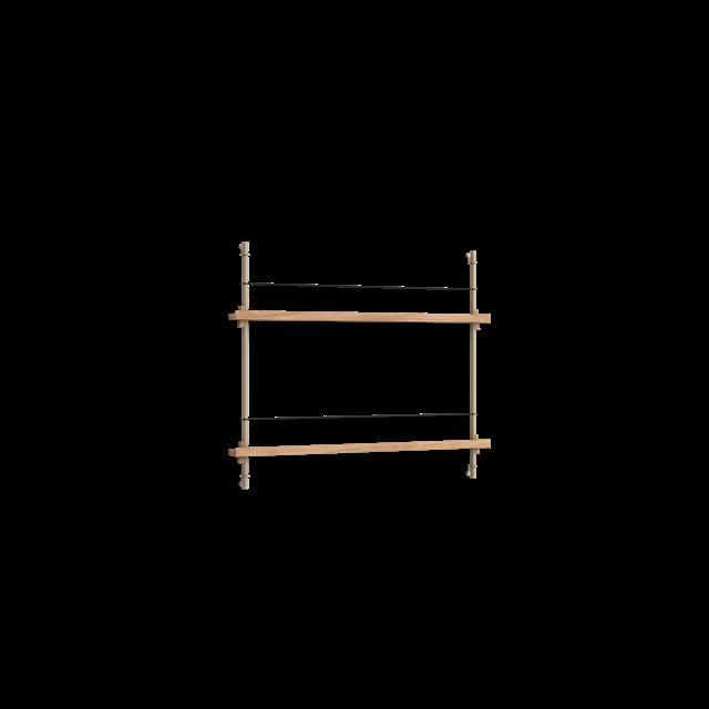 Moebe Zeitschriftenregal MS.65.1 Eiche/Warmgrau