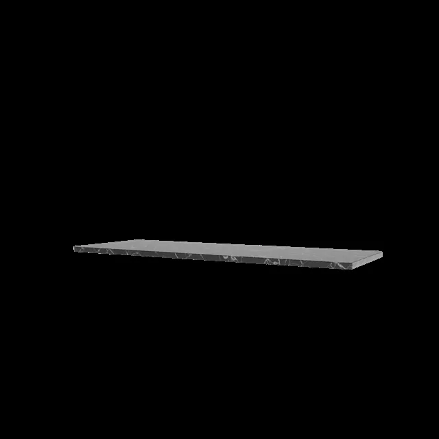 Montana Panton Wire Oberplatte 995-Schwarzer Marmor 70,1 cm x 25,7 cm