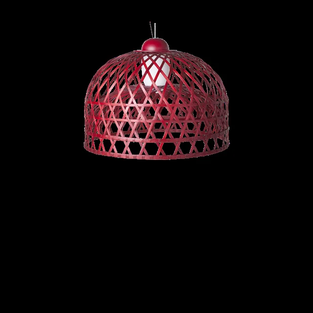 Moooi Emperor Pendelleuchte Medium Rot